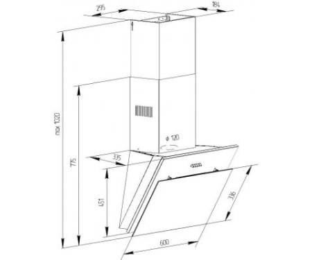 Вытяжка Pyramida NR-MG 60 M IV