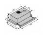 Вытяжка Ventolux GARDA 50 Inox (650) IT H