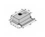 Вытяжка Ventolux GARDA 60 BK (650) IT H