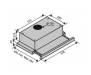 Вытяжка Ventolux GARDA 60 WG (650) IT H