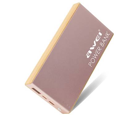 Power Bank AWEI P93K 10000mAh Rose Gold