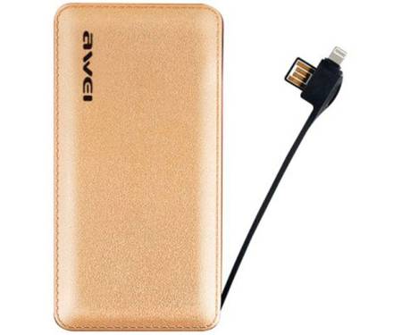 Power Bank AWEI P97K 8000mAh Gold