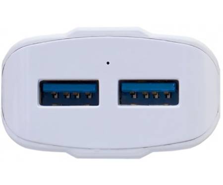 Зарядное устройство INKAX CD-21 Travel charger + Micro cable 2USB 2.1A White