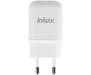 Зарядное устройство INKAX CD-24 Travel charger + Micro cable 1USB 2.1A White
