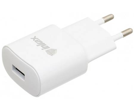 Зарядное устройство INKAX CD-27 Travel charger + Type-C cable 1USB 2.1A White