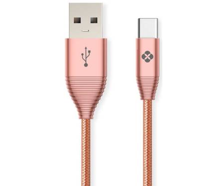 Кабель TOTU LI22 Fuitful Series Zinc Alloy Version Type-C Cable 1m Rose Gold