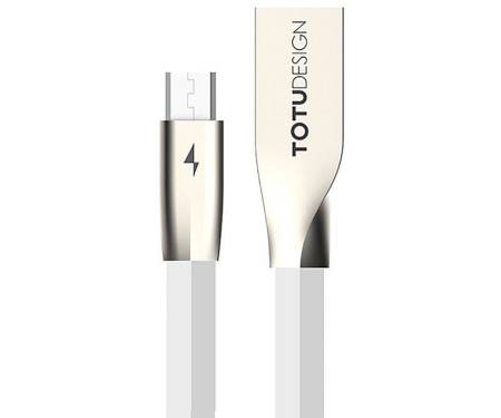 Кабель TOTU Joe Series Rhombus MicroUSB Cable 1.5m White