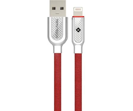 Кабель TOTU LI36 Han Series Zinc Alloy Lightning Cable 0.25m Red
