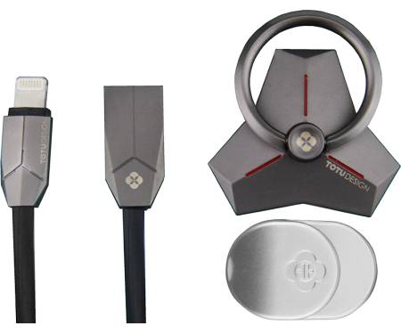 Кабель TOTU Star Shield Set Black-Grey