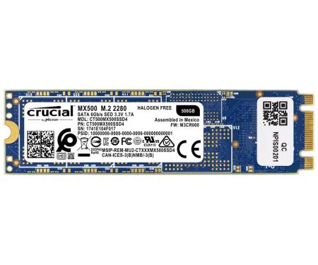 SSD накопитель Crucial MX500 M.2 500 GB (CT500MX500SSD4)