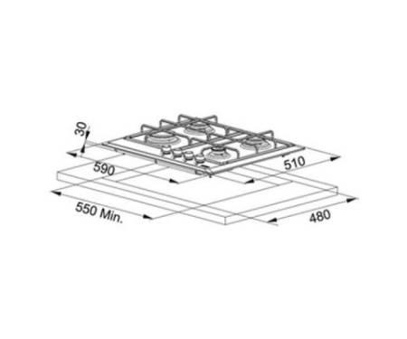 Варочная поверхность Franke FHMR 604 4G XS E (106.0049.038)