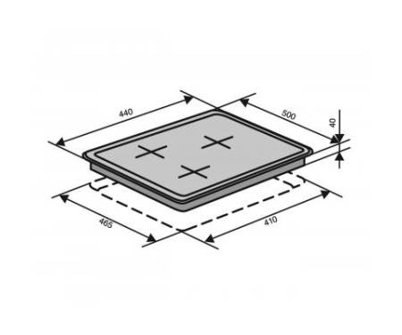 Варочная поверхность Ventolux HG640-G1 45 (X)