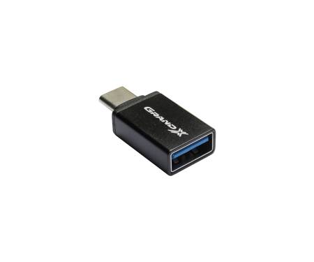 Адаптер Grand-X USB Type-C(BM)-USB 3.0(AF) Black (AD-112)