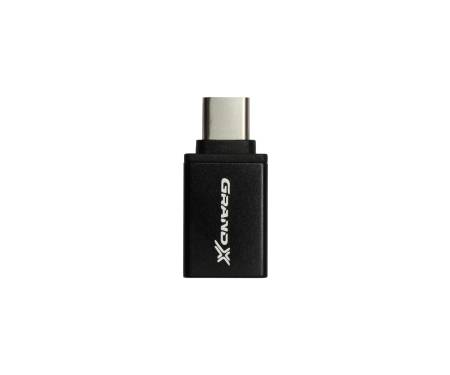 Адаптер Grand-X USB Type-C(BM)-USB 3.0(AF) Black (AD-112)