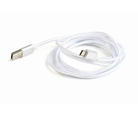 Кабель Cablexpert (CCB-mUSB2B-AMBM-6-S) USB 2.0 - Micro B, 1.8м, серебристый