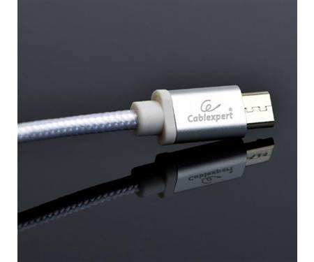 Кабель Cablexpert (CCB-mUSB2B-AMBM-6-S) USB 2.0 - Micro B, 1.8м, серебристый