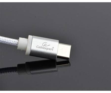 Кабель Cablexpert (CCB-mUSB2B-AMCM-6-S) USB 2.0 - USB Type-C, 1.8м, серебристый