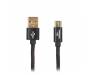 Кабель Cablexpert (CCPB-C-USB-04BK) USB 2.0 A - USB Type-C, премиум, 1м, черный