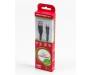 Кабель Cablexpert (CCPB-M-USB-01BK) USB 2.0 A - microB, премиум, плоский, 1м, черный