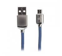 Кабель Cablexpert (CCPB-M-USB-07B) USB 2.0 A - microUSB B, премиум, 1м, синий