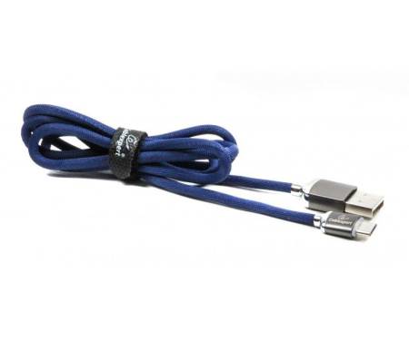 Кабель Cablexpert (CCPB-M-USB-07B) USB 2.0 A - microUSB B, премиум, 1м, синий