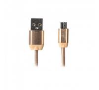 Кабель Cablexpert (CCPB-M-USB-08G) USB 2.0 A - microUSB B, премиум, 1м, золотистый