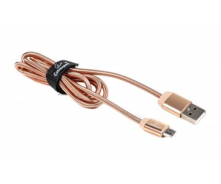 Кабель Cablexpert (CCPB-M-USB-08G) USB 2.0 A - microUSB B, премиум, 1м, золотистый