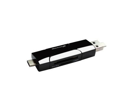 Кардридер Grand-X OTG TypeC+USB3.0 (CR-575)