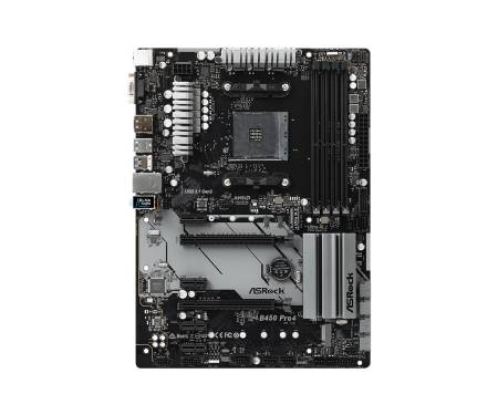 атеринская плата ASRock B450 Pro4 Socket AM4