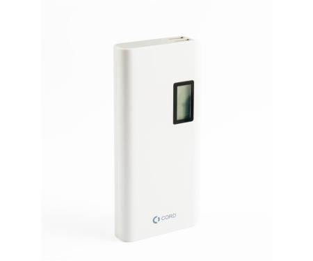 Power Bank Cord L-011 LCD 10000mAh White/Grey