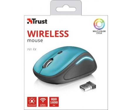 Мышь Trust Yvi FX blue (22334)