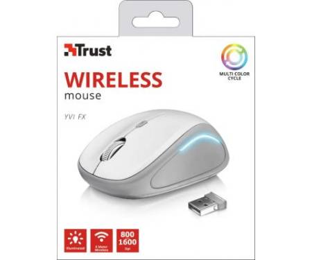 Мышь Trust Yvi FX white (22335)