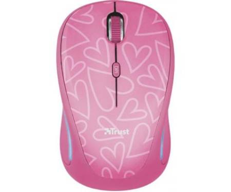 Мышь Trust Yvi FX wireless mouse pink (22336)