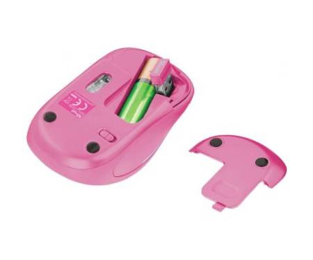 Мышь Trust Yvi FX wireless mouse pink (22336)