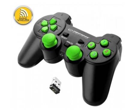 Геймпад Esperanza Gladiator PC/PS3 Black-Green (EGG108G)