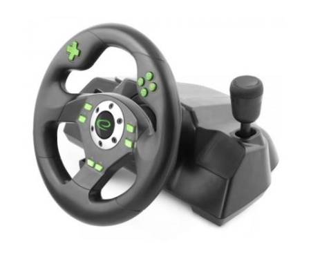 Руль Esperanza PC/PS3 Black-Green (EGW101)