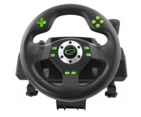 Руль Esperanza PC/PS3 Black-Green (EGW101)
