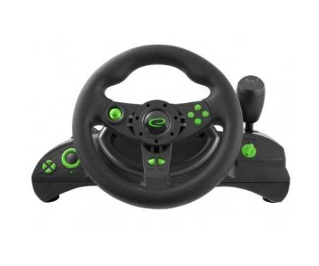 Руль Esperanza PC/PS3 Black-Green (EGW102)