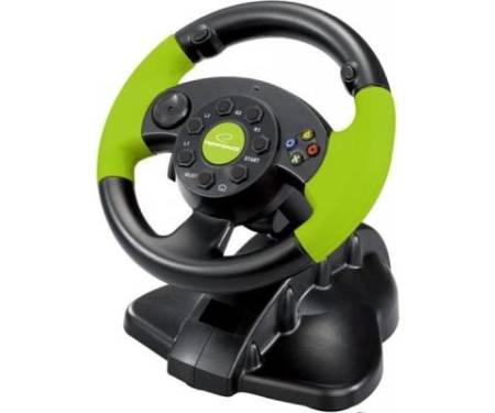 Руль Esperanza PC/PS3/XBOX 360 Black-Green (EG104)