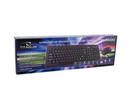 Комплект Esperanza Titanum Orlando TK104UA Black (TK104UA)
