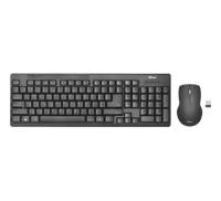 Комплект Trust Ziva wireless keyboard with mouse UKR (22119)