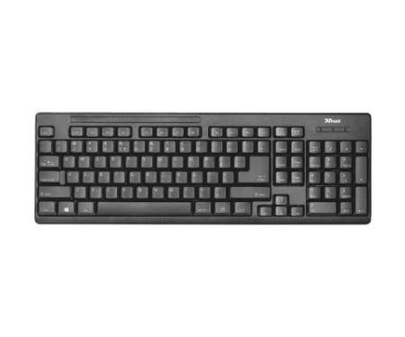 Комплект Trust Ziva wireless keyboard with mouse UKR (22119)