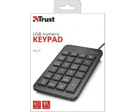 Клавиатура Trust Xalas USb numeric keypad (22221)