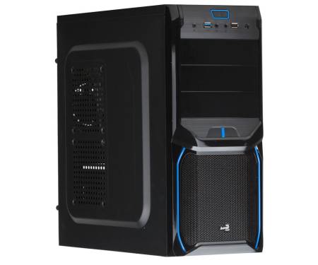 Корпус Aerocool PGS V3 X Advance Evil Blue (ACCX-PV01106.B1) + БП Aerocool VX-550 550W