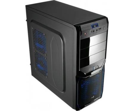 Корпус Aerocool PGS V3 X Advance Evil Blue (ACCX-PV01106.B1) + БП Aerocool VX-550 550W