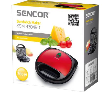 Бутербродница Sencor SSM 4304RD