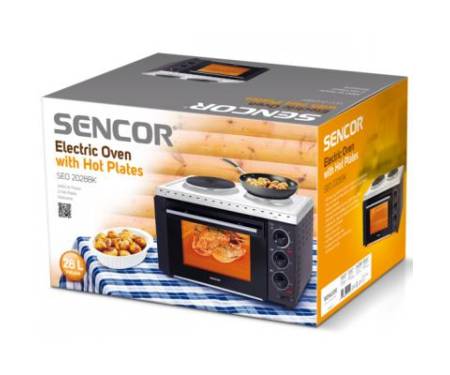 Электроплитка Sencor SEO 2028 BK