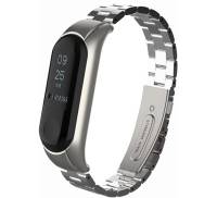 Ремешок UWatch Metal Strap For Xiaomi Mi Band 3 Silver