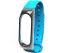 Ремешок UWatch Silicon Carbon Fiber Plastic Frame Replacement Wrist Band For Mi Band 2 Blue