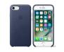 Чехол для смартфона Apple iPhone 8/7 Leather Case-Midnight Blue (MQH82)